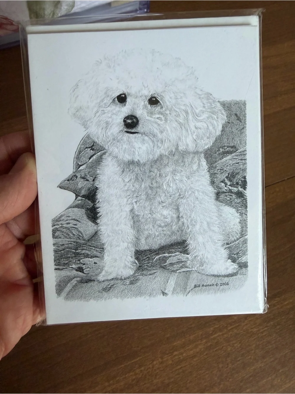 Poodle Dog Note Cards (8) Fine Art